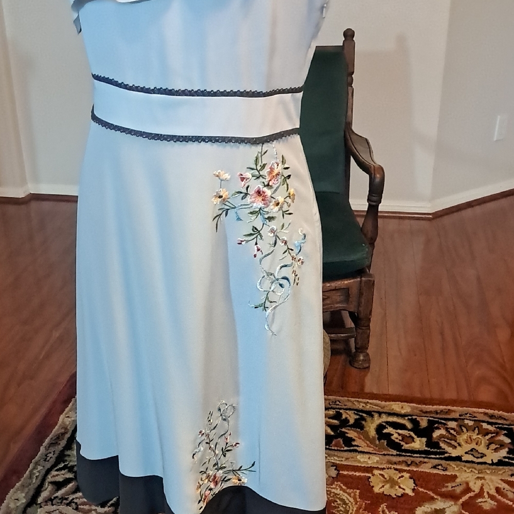Floreat Anthropologie Silk Dress Size 8 - Picture 3 of 7